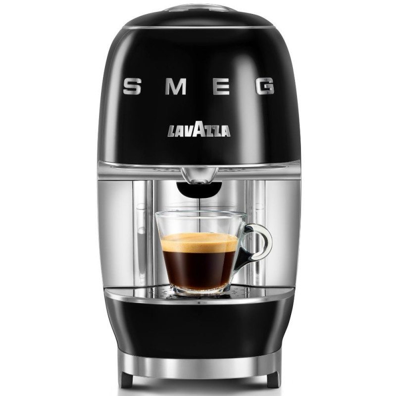 Mașină de espresso cu capsule SMEG Lavazza A Modo Mio LM200, 1250 W, 10 bar, 0,9 l, încălzire rapidă, negru