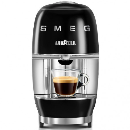 Mașină de espresso cu capsule SMEG Lavazza A Modo Mio LM200, 1250 W, 10 bar, 0,9 l, încălzire rapidă, negru