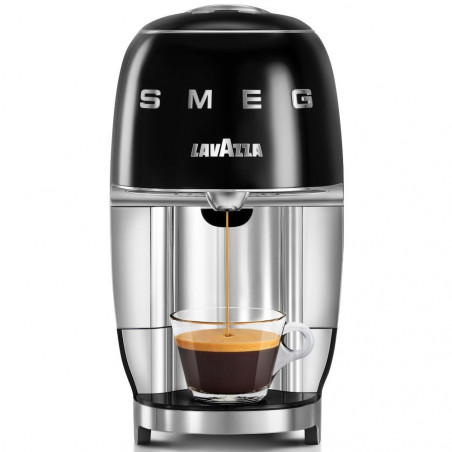 Mașină de espresso cu capsule SMEG Lavazza A Modo Mio LM200, 1250 W, 10 bar, 0,9 l, încălzire rapidă, negru