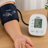 Aparat de măsurare a tensiunii arteriale Oliver Voltz OV56510B, pentru biceps, afișaj LCD, 2×90 de poziții de memorie, alb