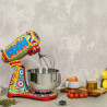 Mixer planetar SMEG Dolce & Gabbana SMF03DGEU, 800 W, 4,8 l, 10 viteze, funcție de pornire treptată, picioare antiderapante, multicolor