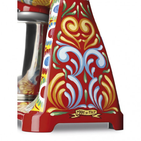 Mixer planetar SMEG Dolce & Gabbana SMF03DGEU, 800 W, 4,8 l, 10 viteze, funcție de pornire treptată, picioare antiderapante, multicolor