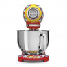 Mixer planetar SMEG Dolce & Gabbana SMF03DGEU, 800 W, 4,8 l, 10 viteze, funcție de pornire treptată, picioare antiderapante, multicolor