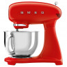 Mixer planetar SMEG SMF03RDEU, 800 W, 4,8 l, 10 viteze, funcție de pornire treptată, picioare antiderapante, roșu
