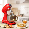 Mixer planetar SMEG SMF03RDEU, 800 W, 4,8 l, 10 viteze, funcție de pornire treptată, picioare antiderapante, roșu