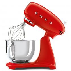 Mixer planetar SMEG SMF03RDEU, 800 W, 4,8 l, 10 viteze, funcție de pornire treptată, picioare antiderapante, roșu