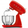 Mixer planetar SMEG SMF03RDEU, 800 W, 4,8 l, 10 viteze, funcție de pornire treptată, picioare antiderapante, roșu