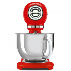 Mixer planetar SMEG SMF03RDEU, 800 W, 4,8 l, 10 viteze, funcție de pornire treptată, picioare antiderapante, roșu