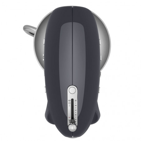 Mixer planetar SMEG SMF03GREU, 800 W, 4,8 l, 10 viteze, Functie de pornire treptata, Bol cu maner, Gri
