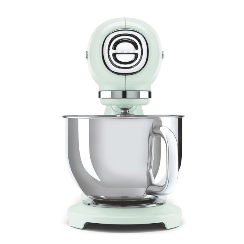 Mixer planetar SMEG SMF03PGEU, 800 W, 4,8 l, 10 viteze, funcție de pornire treptată, picioare antiderapante, verde pastel