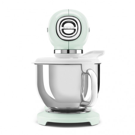 Mixer planetar SMEG SMF03PGEU, 800 W, 4,8 l, 10 viteze, funcție de pornire treptată, picioare antiderapante, verde pastel