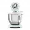 Mixer planetar SMEG SMF03PGEU, 800 W, 4,8 l, 10 viteze, funcție de pornire treptată, picioare antiderapante, verde pastel