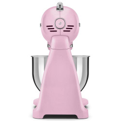 Mixer planetar SMEG SMF03PKEU, 800 W, 4,8 l, 10 viteze, funcție de pornire treptată, picioare antiderapante, roz
