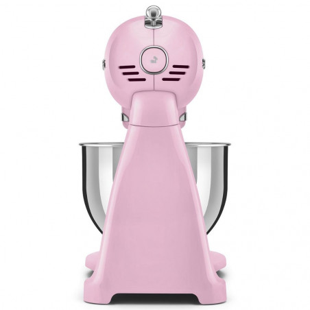 Mixer planetar SMEG SMF03PKEU, 800 W, 4,8 l, 10 viteze, funcție de pornire treptată, picioare antiderapante, roz