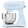 Mixer planetar SMEG SMF03PBEU, 800 W, 4,8 l, 10 viteze, funcție de pornire treptată, picioare antiderapante, albastru pastel