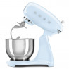 Mixer planetar SMEG SMF03PBEU, 800 W, 4,8 l, 10 viteze, funcție de pornire treptată, picioare antiderapante, albastru pastel