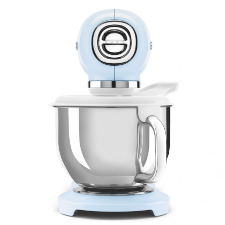 Mixer planetar SMEG SMF03PBEU, 800 W, 4,8 l, 10 viteze, funcție de pornire treptată, picioare antiderapante, albastru pastel