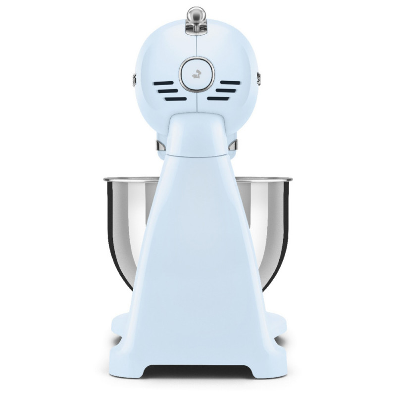Mixer planetar SMEG SMF03PBEU, 800 W, 4,8 l, 10 viteze, funcție de pornire treptată, picioare antiderapante, albastru pastel