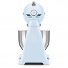 Mixer planetar SMEG SMF03PBEU, 800 W, 4,8 l, 10 viteze, funcție de pornire treptată, picioare antiderapante, albastru pastel