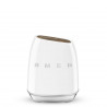 Set de cuțite cu suport SMEG KBSF02WH, 7 piese, mânere din lemn de salcâm, oțel inoxidabil german, alb