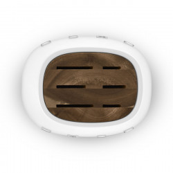 Set de cuțite cu suport SMEG KBSF02WH, 7 piese, mânere din lemn de salcâm, oțel inoxidabil german, alb