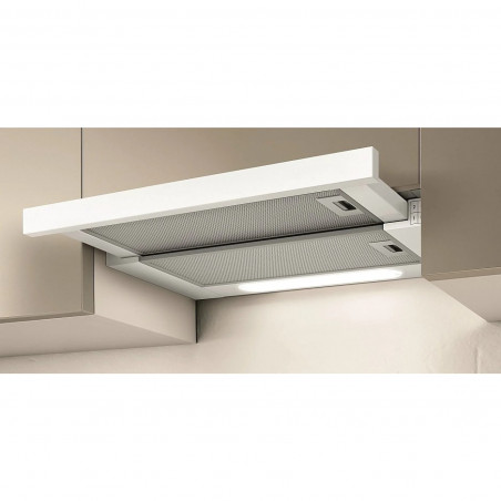 Hota de bucătărie încastrabilă Elica Elite 14 Lux WH 60, 121 W, 60 cm, clasa D, 304 m³/h, iluminare LED, alb