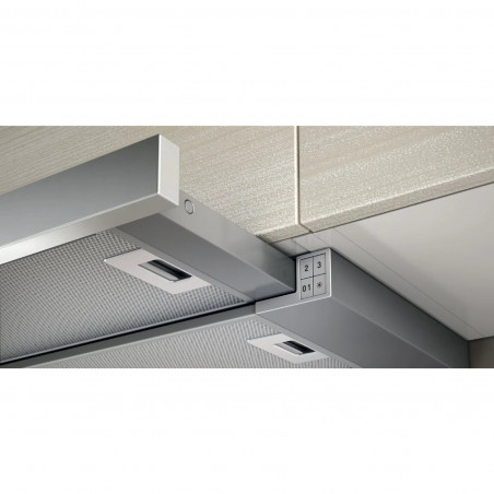 Hota de bucătărie încastrabilă Elica Elite 14 Lux GRIX 60, 121 W, 60 cm, clasa D, 304 m³/h, iluminare LED, oțel inoxidabil