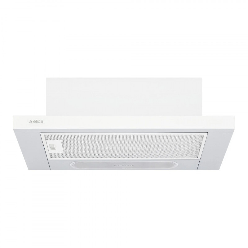 Hota de bucătărie încastrabilă Elica Elite 14 Lux GRVTWH 60, 121 W, 60 cm, Clasa D, 304 m³/h, iluminare LED, Gri/Alb