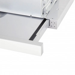 Hota de bucătărie încastrabilă Elica Elite 14 Lux GRVTWH 60, 121 W, 60 cm, Clasa D, 304 m³/h, iluminare LED, Gri/Alb