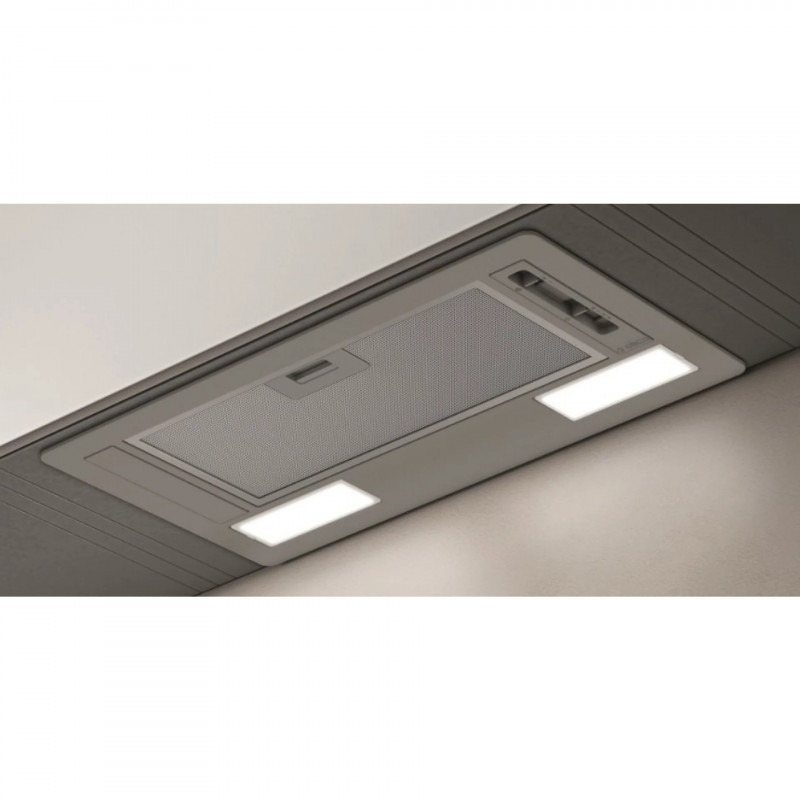 Hota de bucătărie încastrabilă Elica Era GR 52, 81 W, 52 cm, clasa C, 224 m³/h, iluminare LED, argintiu