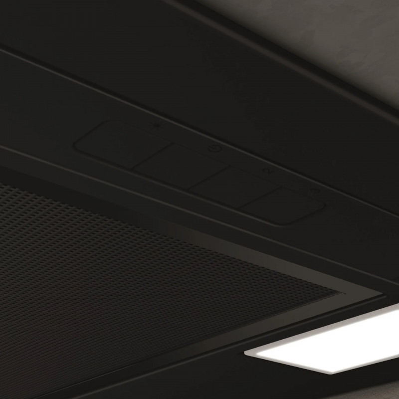 Hota de bucătărie încastrabilă Elica Era C BL 52, 146 W, 52 cm, clasa D, 368 m³/h, iluminare LED, negru