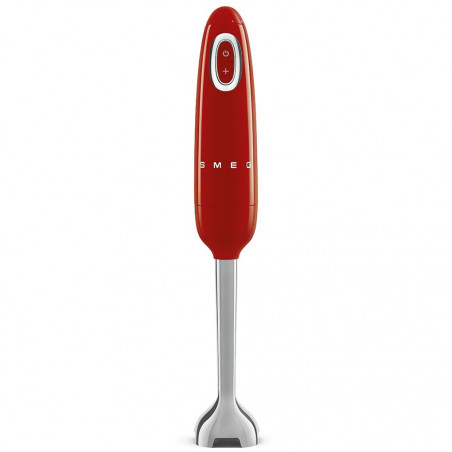 Blender manual Smeg HBF11RDEU, 700 W, 14850 rpm, Functie Turbo, Maner antiderapant, Rosu