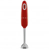 Blender manual Smeg HBF11RDEU, 700 W, 14850 rpm, Functie Turbo, Maner antiderapant, Rosu