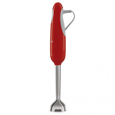 Blender manual Smeg HBF11RDEU, 700 W, 14850 rpm, Functie Turbo, Maner antiderapant, Rosu