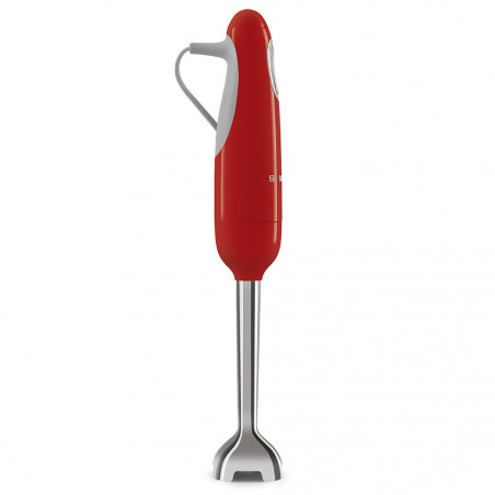 Blender manual Smeg HBF11RDEU, 700 W, 14850 rpm, Functie Turbo, Maner antiderapant, Rosu