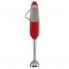 Blender manual Smeg HBF11RDEU, 700 W, 14850 rpm, Functie Turbo, Maner antiderapant, Rosu