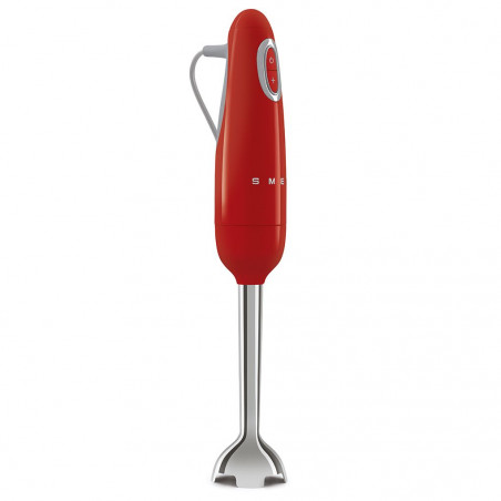 Blender manual Smeg HBF11RDEU, 700 W, 14850 rpm, Functie Turbo, Maner antiderapant, Rosu