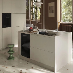 Placă de gătit cu sistem de aspirare încorporat Elica Nikola Tesla Velvet BL/A/83, 7,2 kW, Capacitate de aspirare 620 m³/h, Autocapture, Comfort Silence, Bridge Zone, Stop&Go, Negru