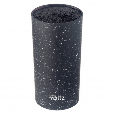 Suport pentru cuțite Oliver Voltz OV51645AB, cilindric, 11 x 22 cm, negru