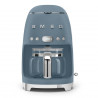 Aparat de cafea Smeg DCF02SBMEU, 1050 W, 1,4 l, cană de 1,25 l, până la 10 cești, sistem anti-fierbere, albastru furtunos
