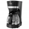 Cafetiera electrica Oliver Voltz OV51170WN, 600 W, 1,25 l, Sistem anti-picurare, Cana din sticla, Negru