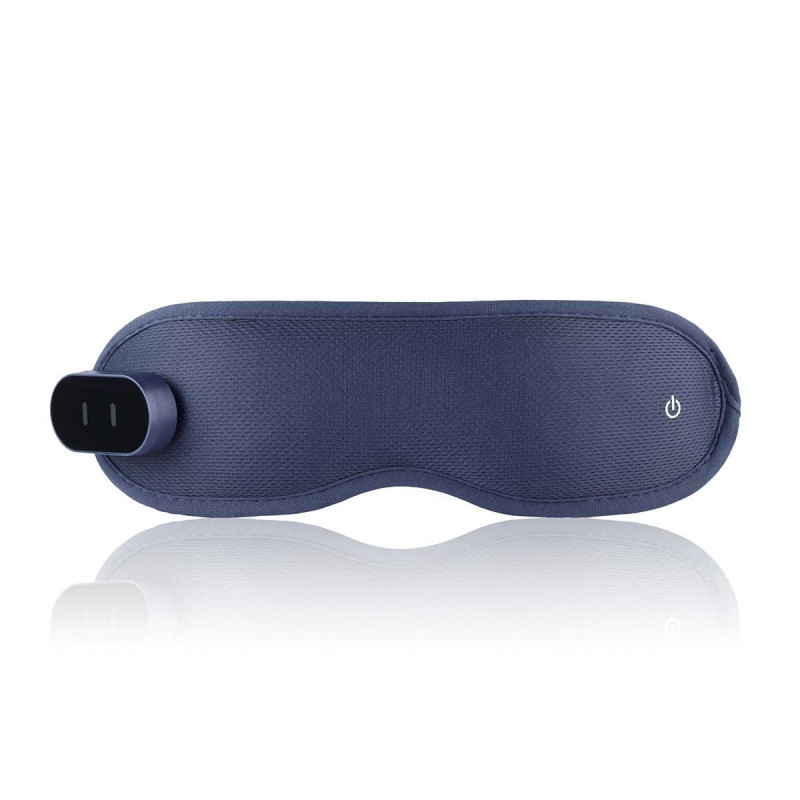 Aparat de masaj pentru ochi Medivon Horizon HYPNOS, 6 W, mod de încălzire și răcire, vibrații, reduce tensiunea musculară, Bluetooth, albastru închis