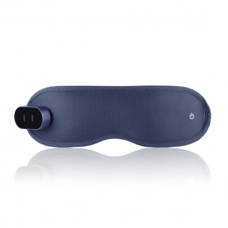 Aparat de masaj pentru ochi Medivon Horizon HYPNOS, 6 W, mod de încălzire și răcire, vibrații, reduce tensiunea musculară, Bluetooth, albastru închis