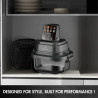 Friteuză cu aer cald Just Perfecto JP-AF4GL, 1500 W, 1,5/4 l, 8 programe, 80-200 °C, circulație a aerului cald la 360°, structură din sticlă rezistentă la temperaturi ridicate, negru