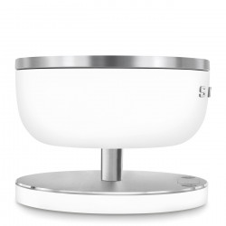 Cântar de bucătărie Smeg Collezione KSC01WHMWW, până la 5 kg/5 l, funcție TARE, afișaj LED, bază antiderapantă, autonomie de până la 36 de ore, alb mat