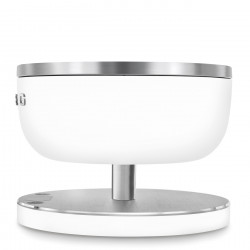 Cântar de bucătărie Smeg Collezione KSC01WHMWW, până la 5 kg/5 l, funcție TARE, afișaj LED, bază antiderapantă, autonomie de până la 36 de ore, alb mat