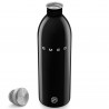 Sticlă Smeg Urban WBF02BL, 1 l, închidere ermetică, fără VRA, oțel inoxidabil, negru