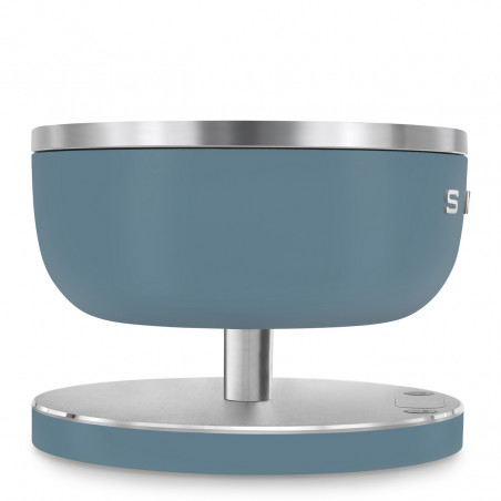 Cântar de bucătărie Smeg Collezione KSC01SBMWW, până la 5 kg/5 l, funcție TARE, afișaj LED, bază antiderapantă, autonomie de până la 36 de ore, albastru furtunos