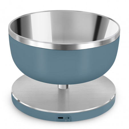 Cântar de bucătărie Smeg Collezione KSC01SBMWW, până la 5 kg/5 l, funcție TARE, afișaj LED, bază antiderapantă, autonomie de până la 36 de ore, albastru furtunos
