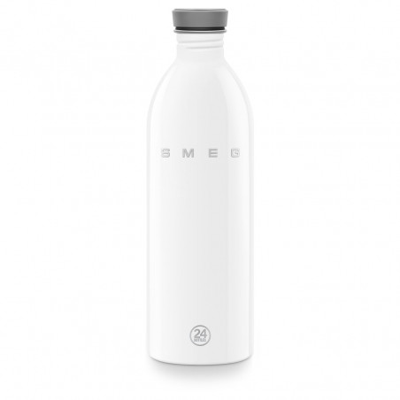 Sticlă Smeg Urban WBF02WH, 1 l, închidere ermetică, fără VRA, oțel inoxidabil, alb